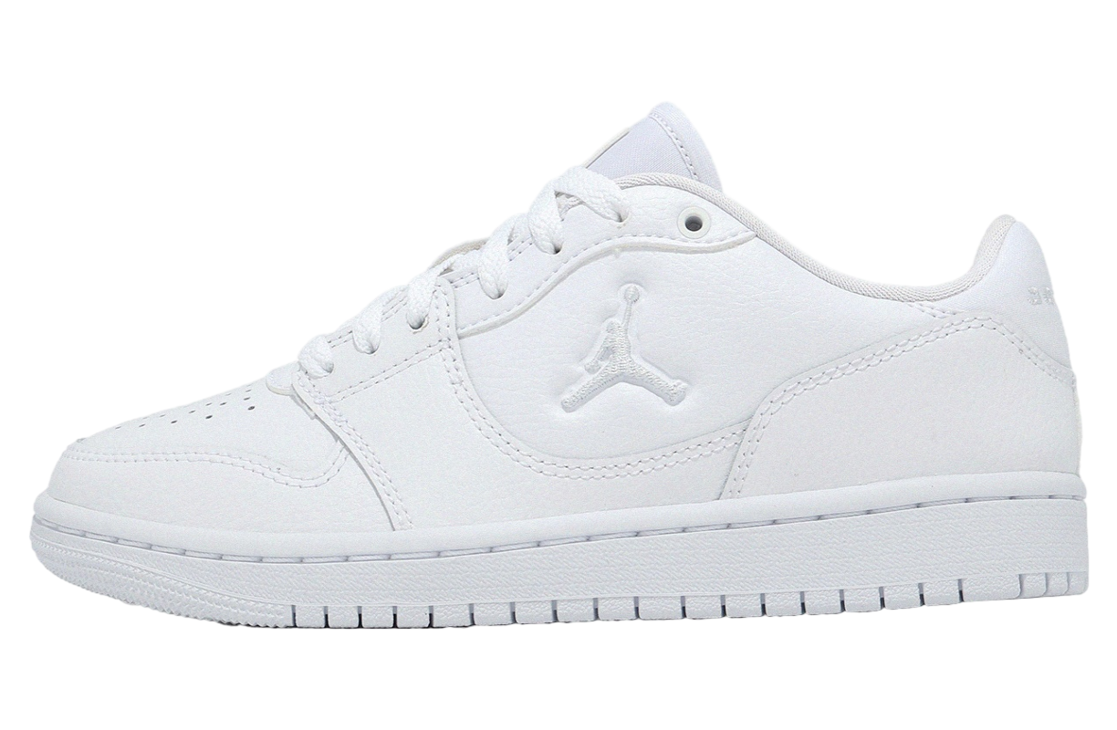 Jordan Court Connect Low GS White / Pure Platinum