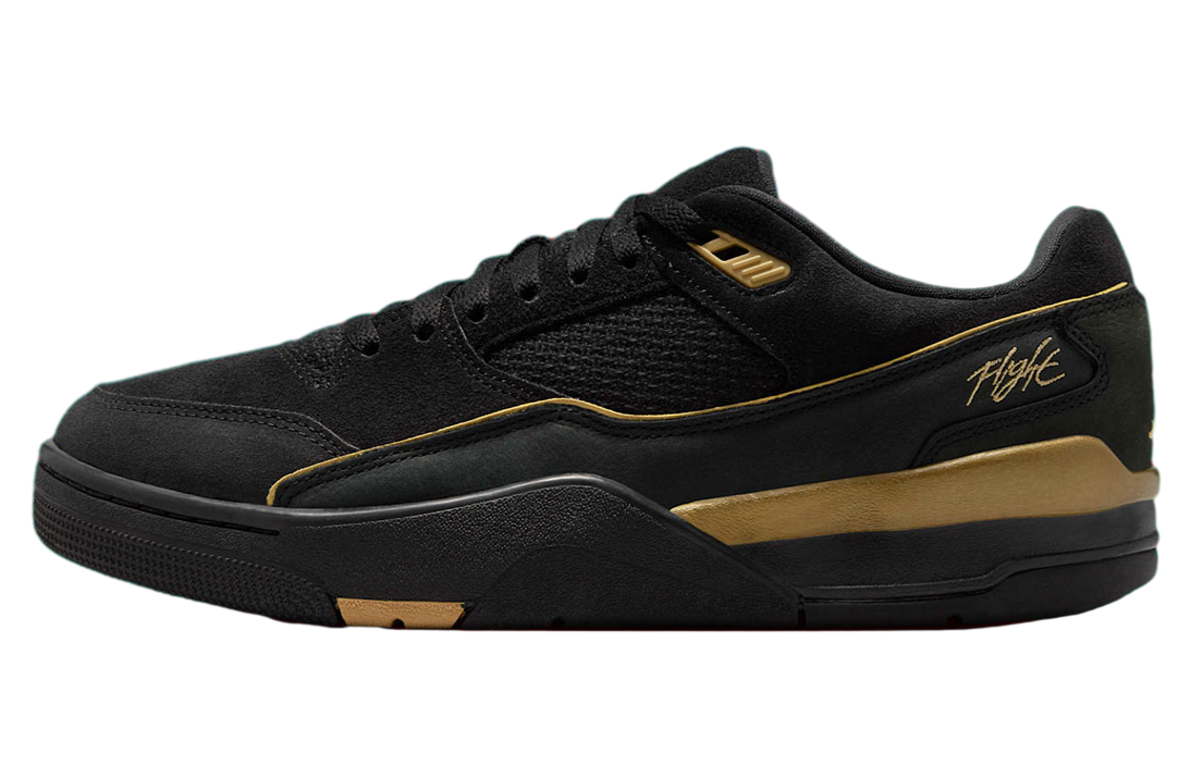 Jordan Flight Court Black / Metallic Gold