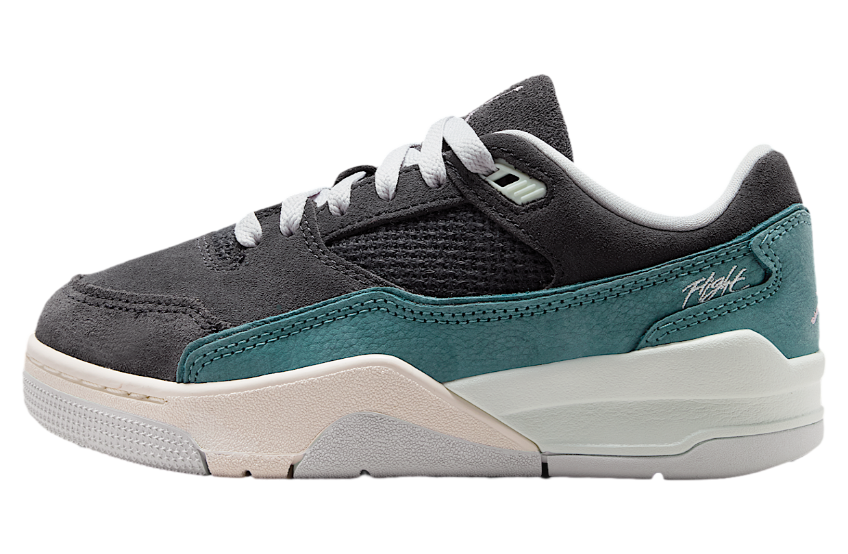 Jordan Flight Court GS Anthracite / Iced Jade / Barely Green