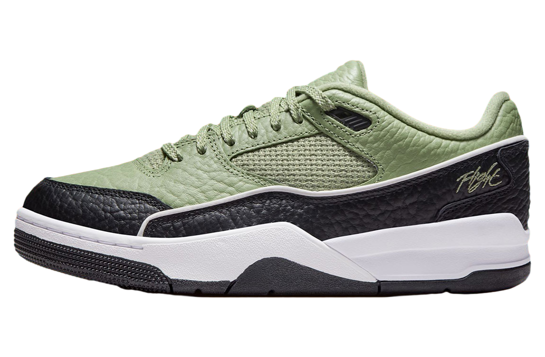 Jordan Flight Court Oil Green / Aurora Green