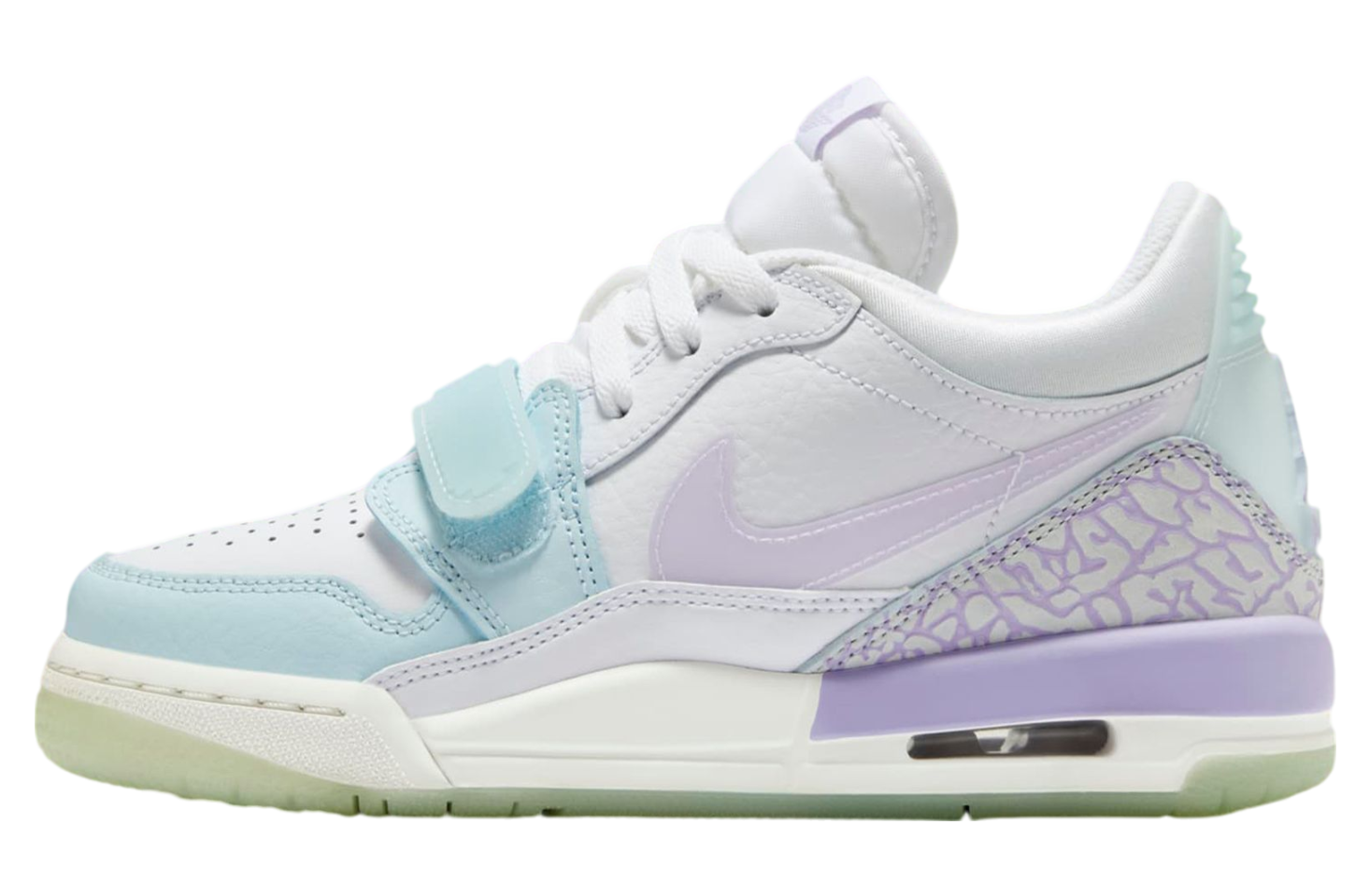 Jordan Legacy 312 Low GS White / Hydrangeas