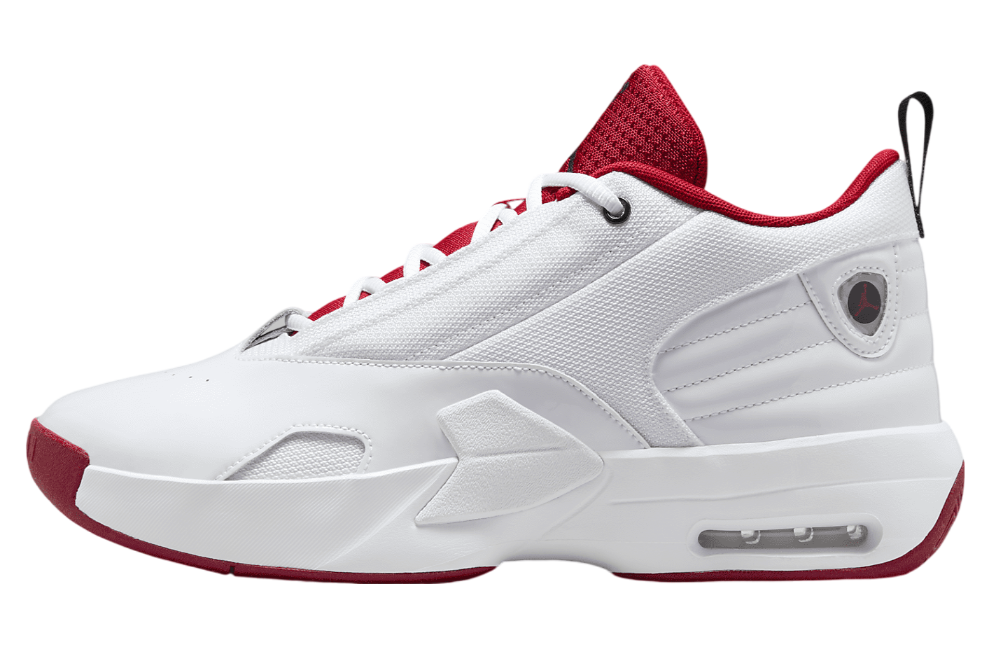 Jordan max aura red and white best sale