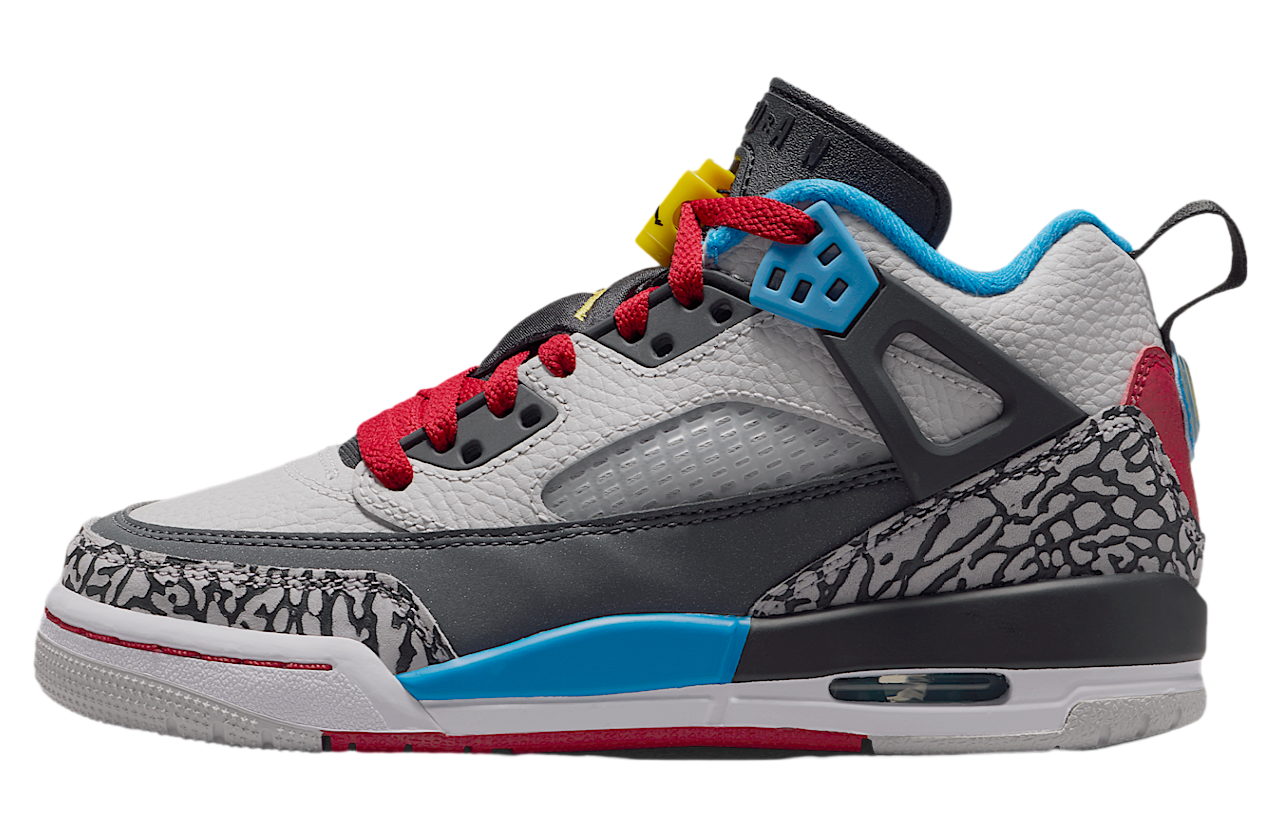 Jordan Spizike Low Se Gs Neutral Grey / Surf Blue