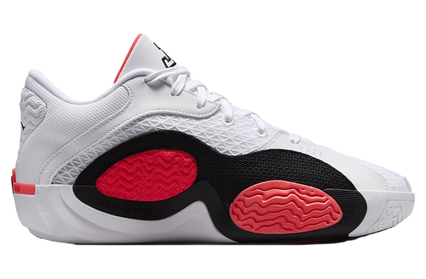 Jordan Tatum 2 PF White / Black / Bright Crimson