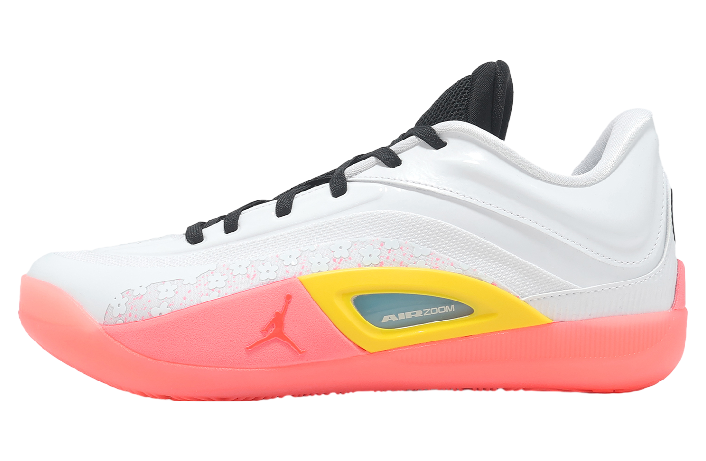 Jordan Zion 4 Pf White / Hot Punch Black