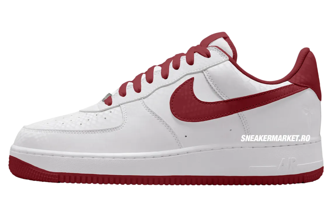 Kobe Bryant X Nike Air Force 1 Low White / Team Red