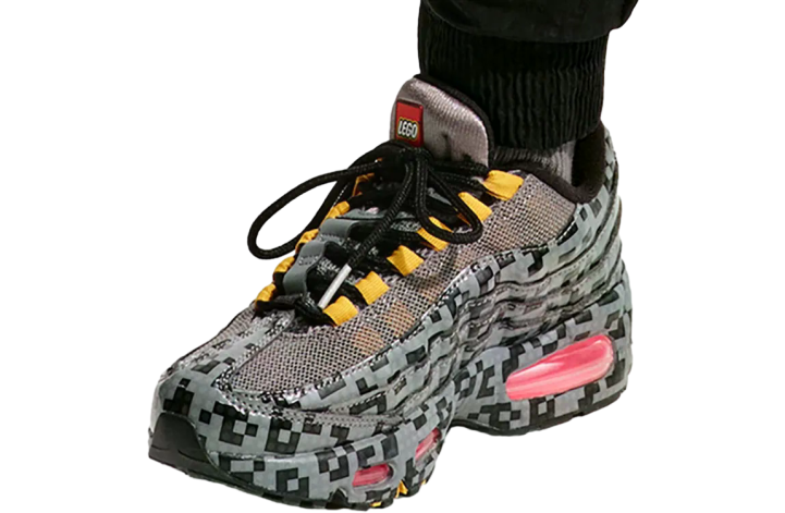 Lego x Nike Air Max 95 Brick Pixel GS Smoke Grey / Metallic Silver