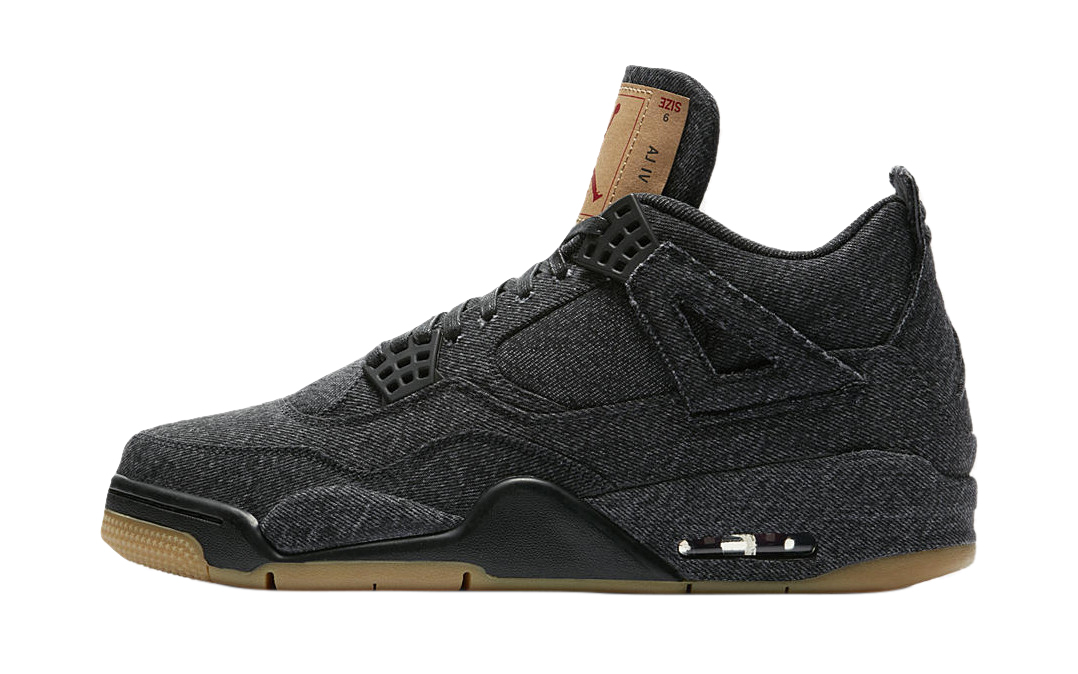 BUY Levi's X Air Jordan 4 Black Denim 