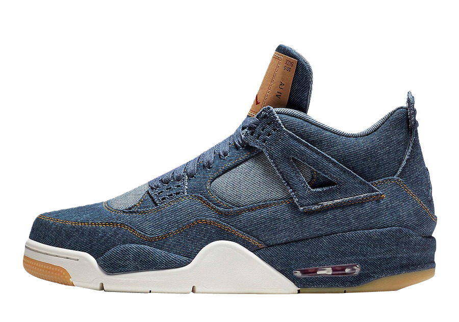 denim levi jordans