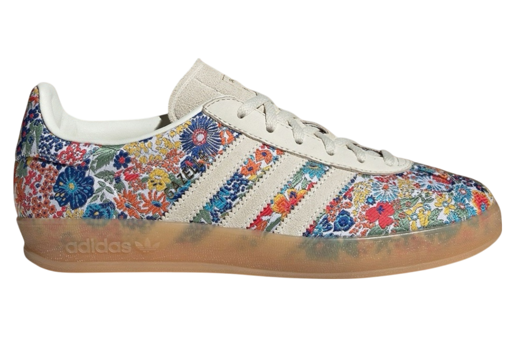 Liberty London x adidas Gazelle Floral Cream