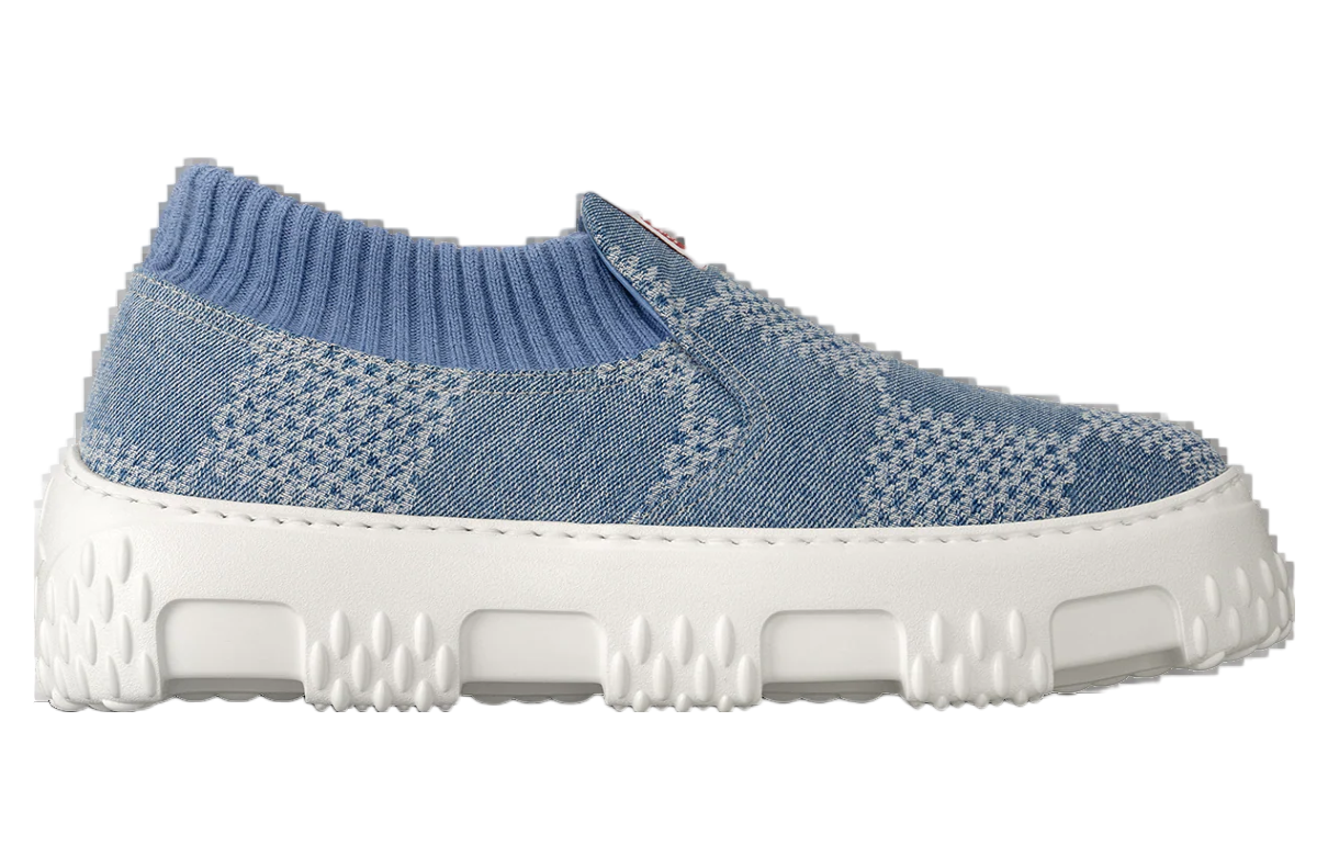 Louis Vuitton LV Space Lander Slip On Blue / White