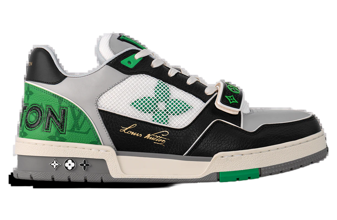 Louis Vuitton LV Trainer Black / Green / Grey