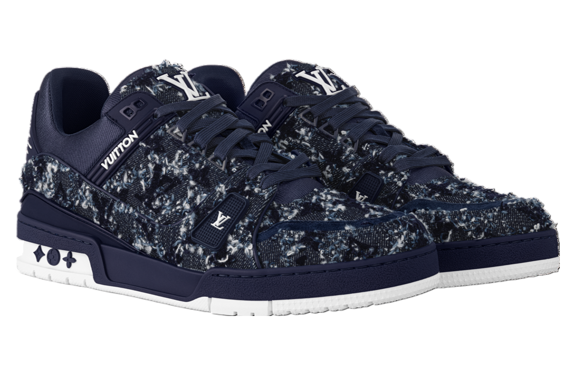 コラボ◆送料込【Louis Vuitton】By タイラー LV トレイナーblue Louis Vuitton by Tyler, the Creator LV Trainer Blue Men's