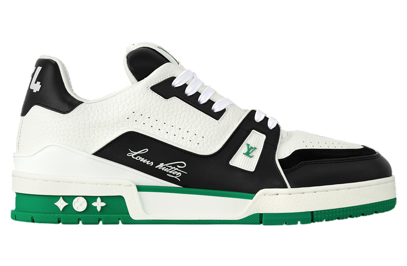 Louis Vuitton LV Trainer Green / Black / White