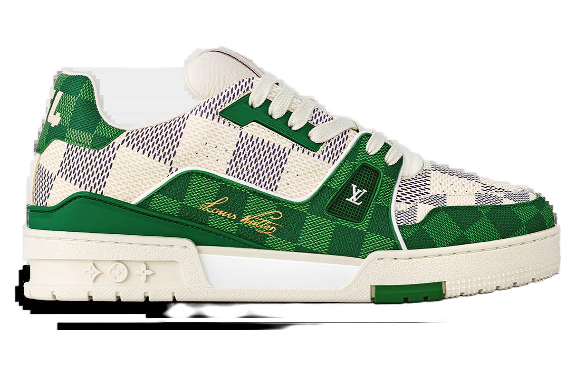 Louis Vuitton LV Trainer Green Damier