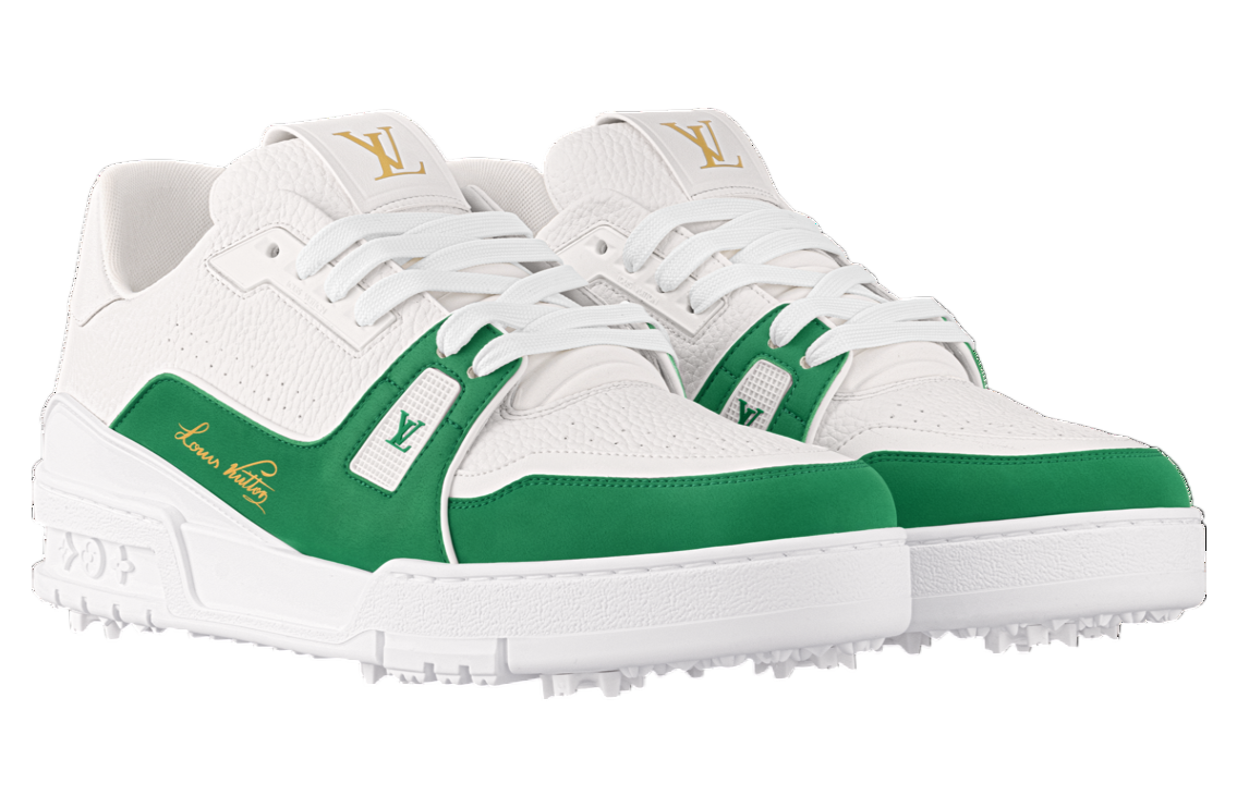 Louis Vuitton LV Trainer Green / Gold - Apr 2025 - 1AHCQA