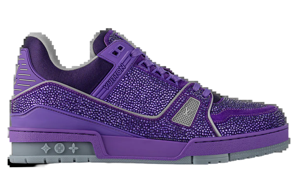 Louis Vuitton LV Trainer Swarovksi Violet