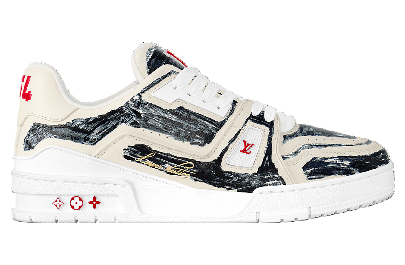 Louis Vuitton LV Trainer White / Black Colored