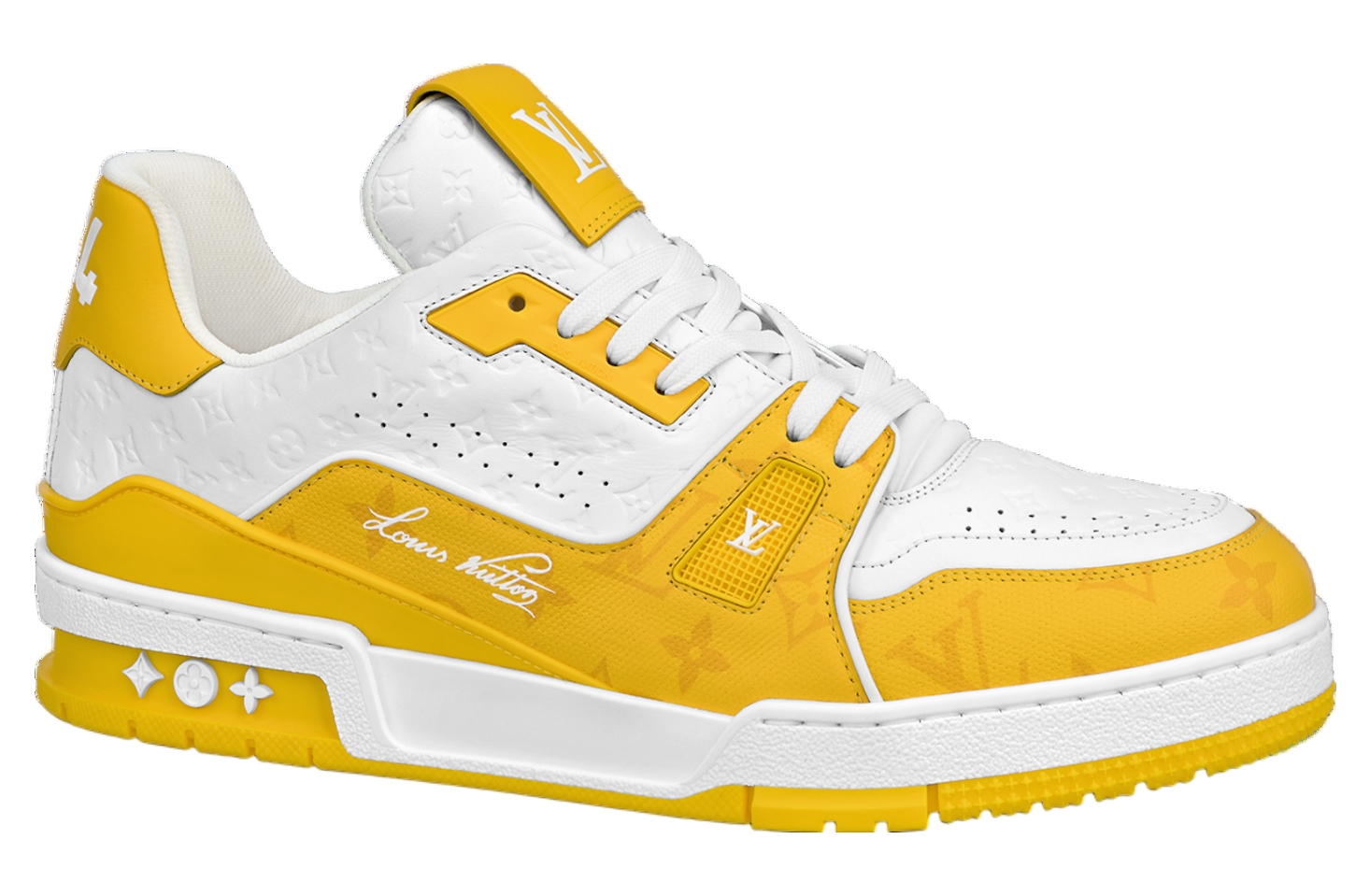 Louis Vuitton LV Trainer White / Yellow #54