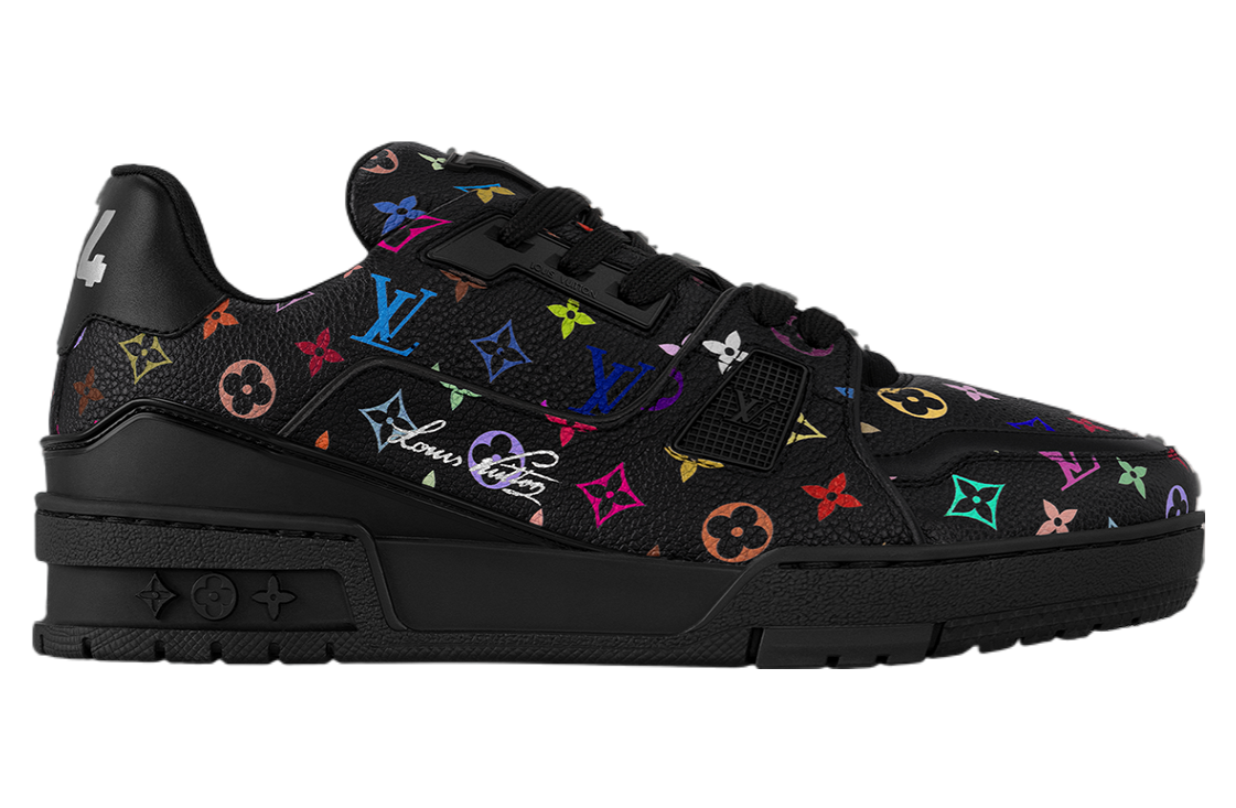 Louis Vuitton LV x TM LV Trainer Black / Murakami Collection