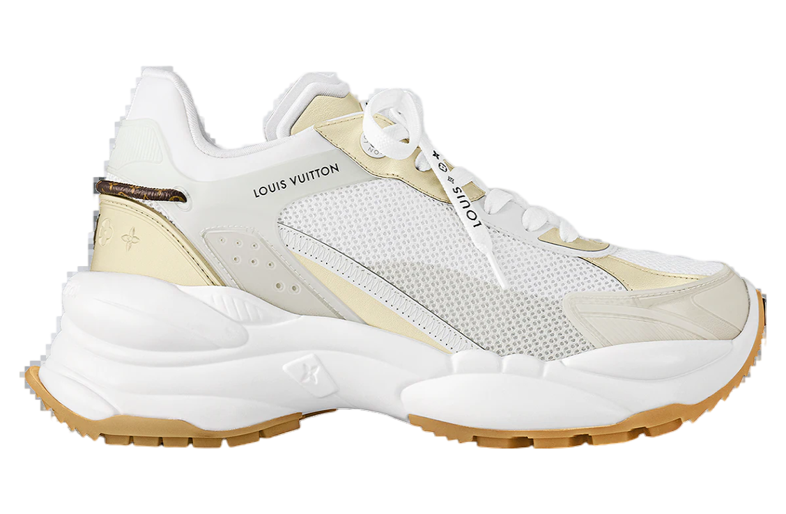 Louis Vuitton Run 55 WMNS White / Gold / Gum