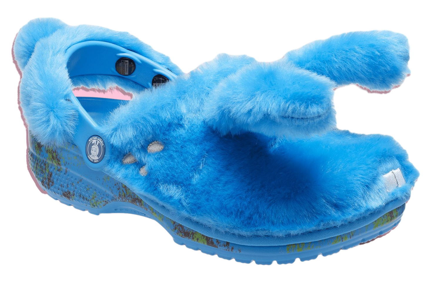 Melting Sadness x Crocs Classic Clog Plush Bunny Blue