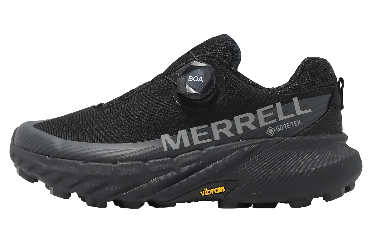 国内配送 MERRELL W AGILITY PEAK 5 BOA GORE-TEX BLACK Women - Agility Peak 5 BOA® GORE-TEX® - Low | Merrell