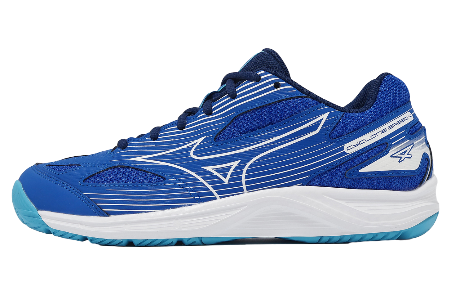 もこなくん2015  Mizuno Cyclone Speed 4 Blue / White - Jun 2024 - V1GA238001