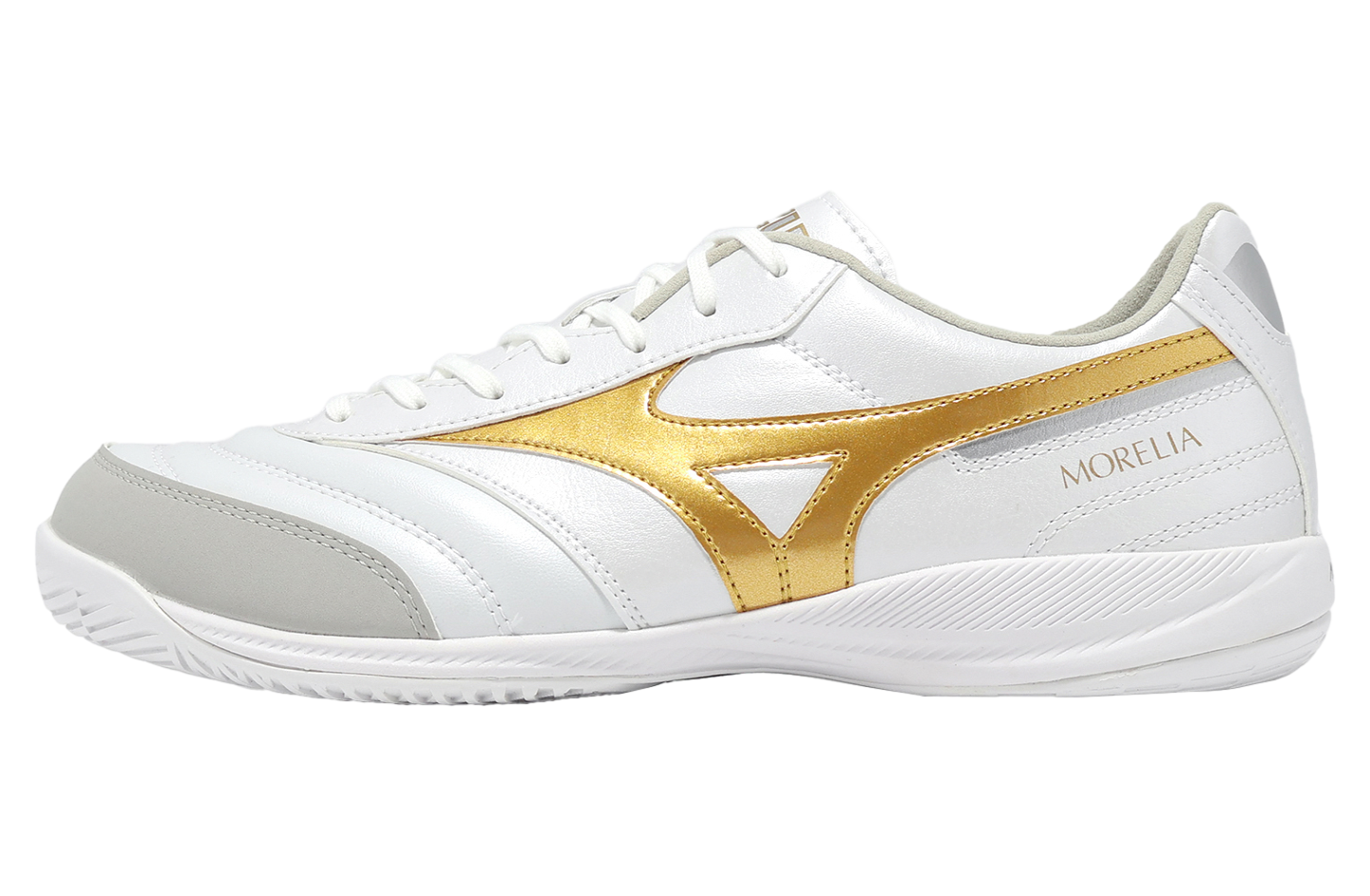 Mizuno Morelia Sala Pro In White / Gold