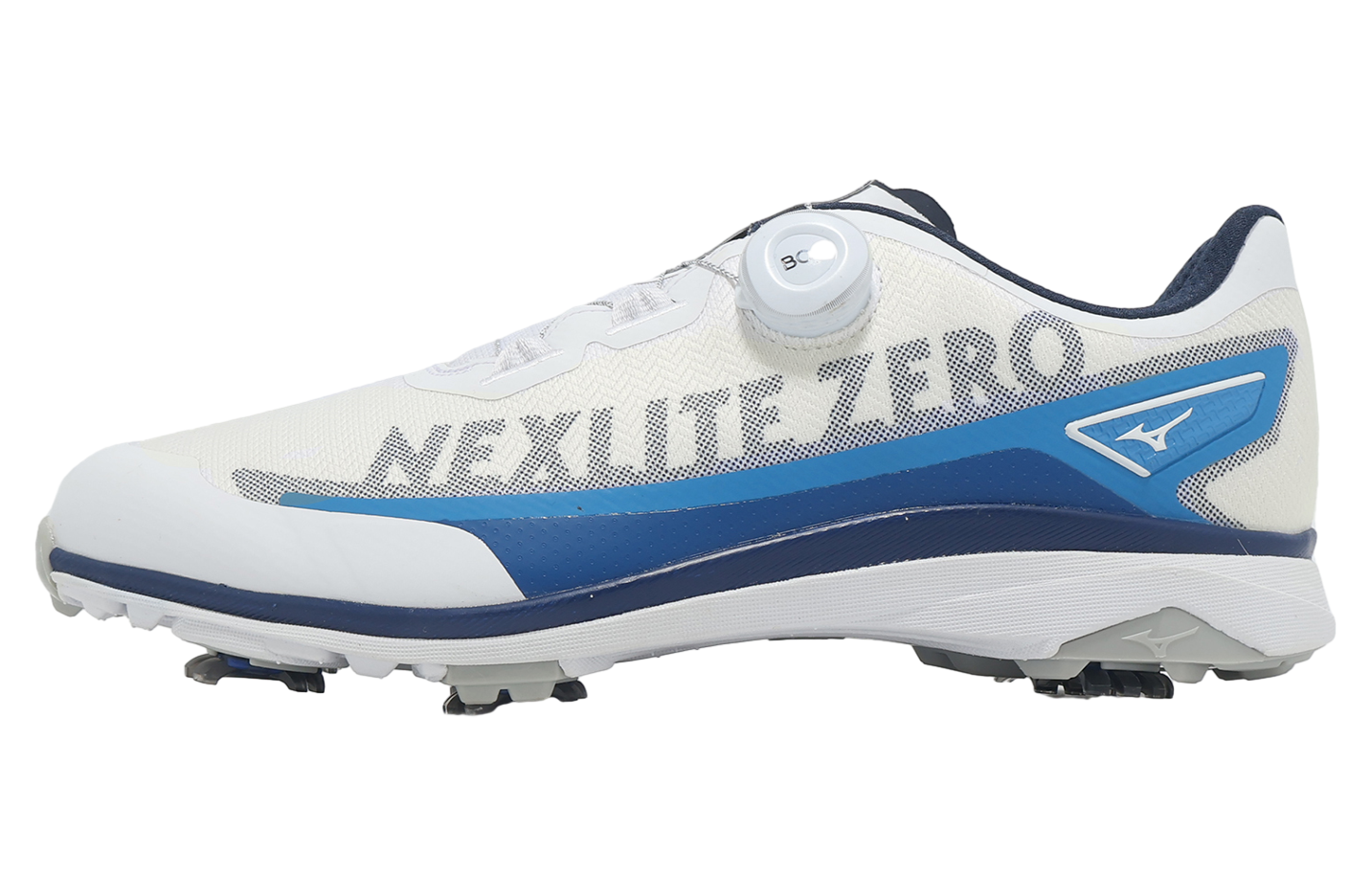 【美品】GALAXYtabS10FE Mizuno Nexlite Zero IG Boa 3E Wide White / Navy - Mar 2025