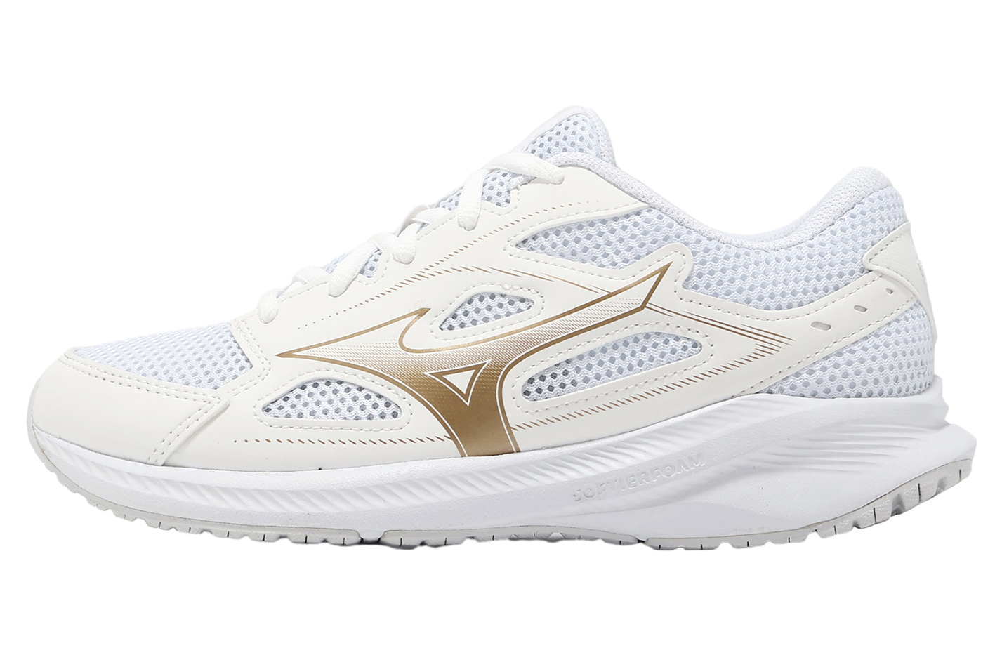 Mizuno Spark 9 WMNS White / Gold - Feb 2025 - K1GA240422
