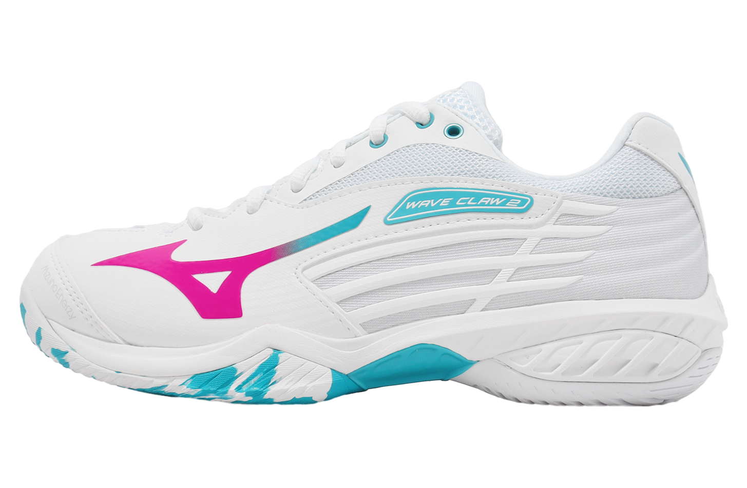 わ② Mizuno Wave Claw 2 Wide White / Green - Jul 2023
