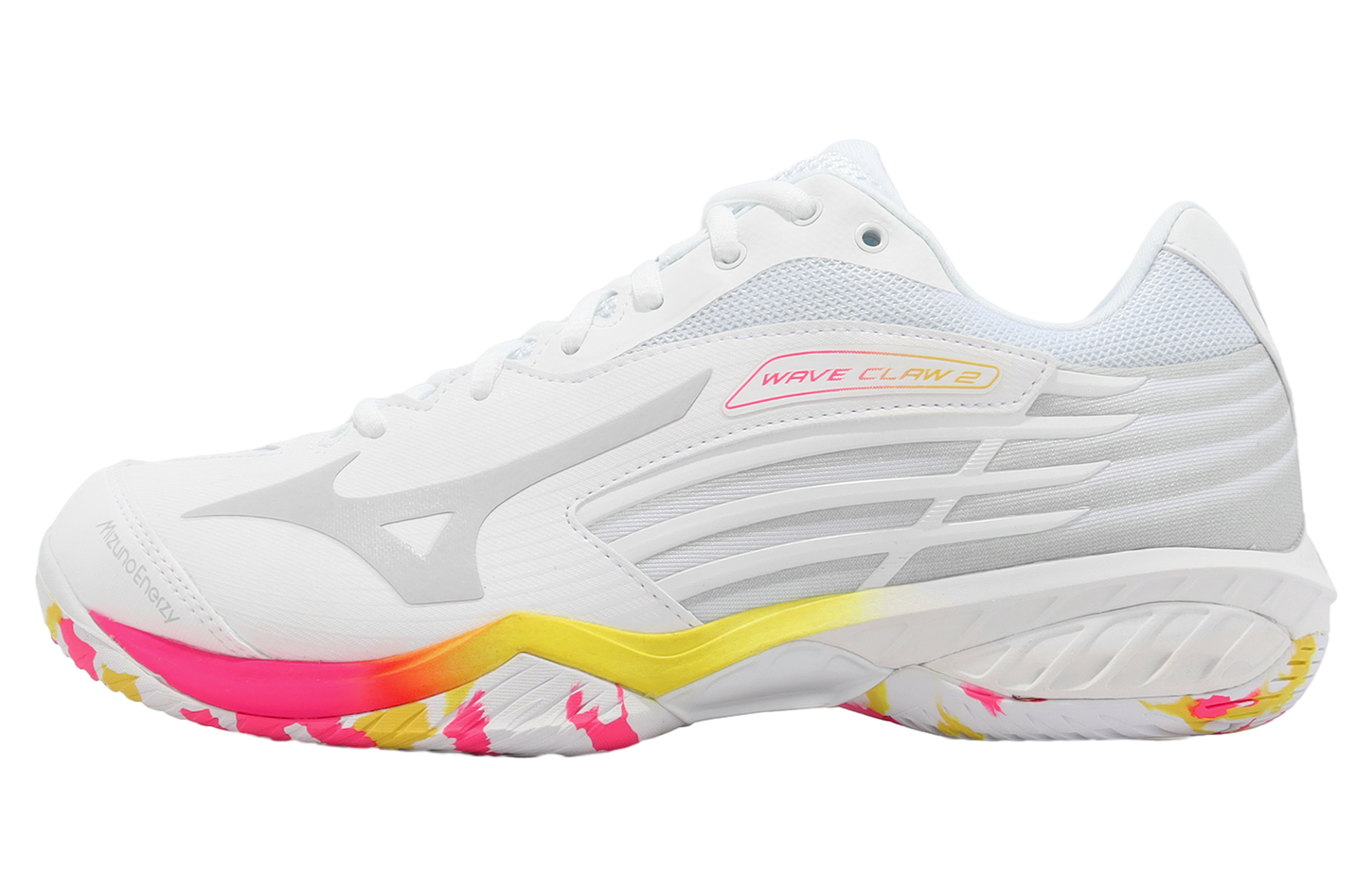 わ② Mizuno Wave Claw 2 Wide White / Pink - Jun 2023 - 71GA211004