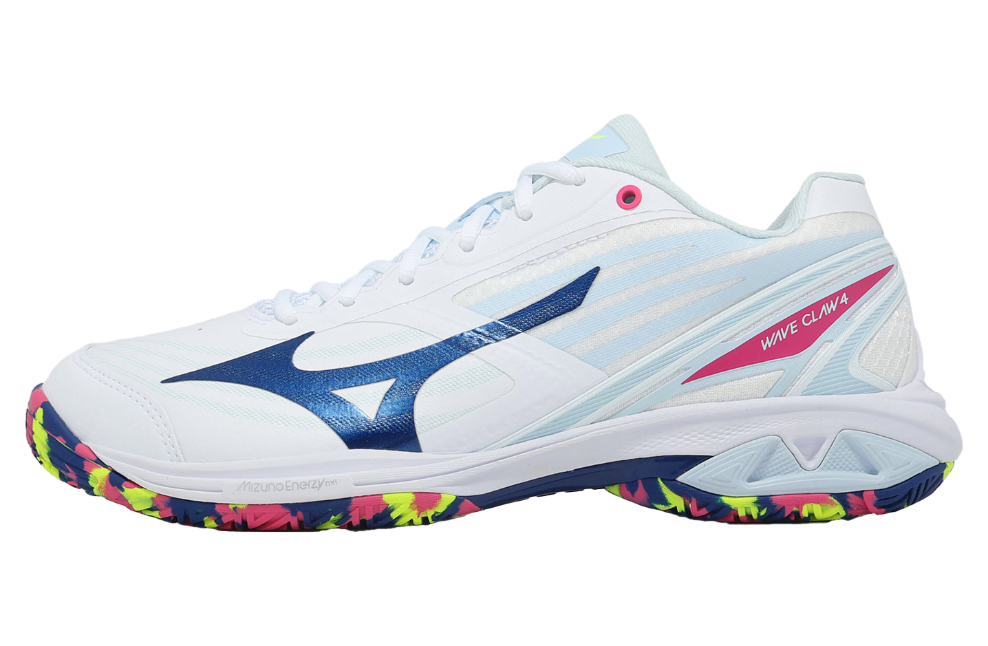 Mizuno Wave Claw 4 Wide White / Blue / Multi