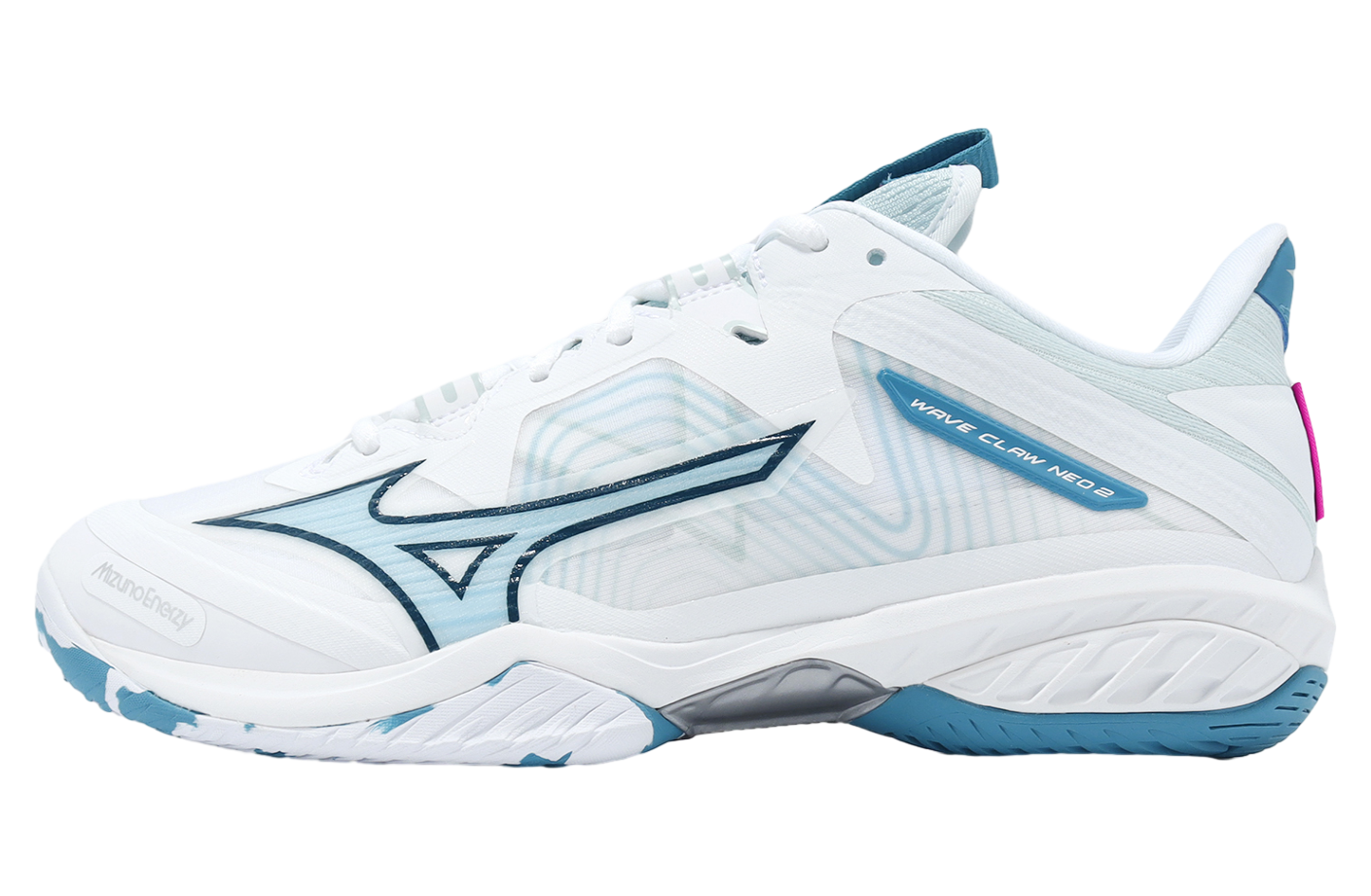 MIZUNO - モナルシーダ2 ＳＷ MD 28.0 Mizuno Wave Claw Neo 2 Wide White / Blue - Dec 2023