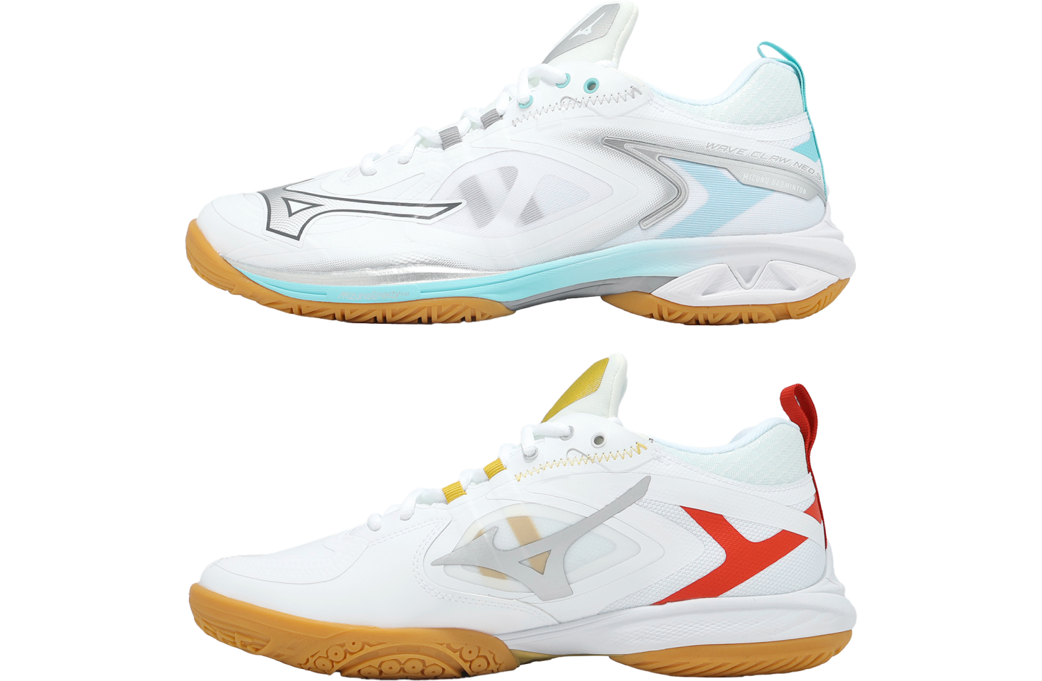 Mizuno Wave Claw Neo 3 Wide White / Blue / Red