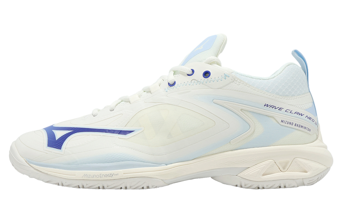 Mizuno Wave Claw Neo 3 Wide White / Blue / White