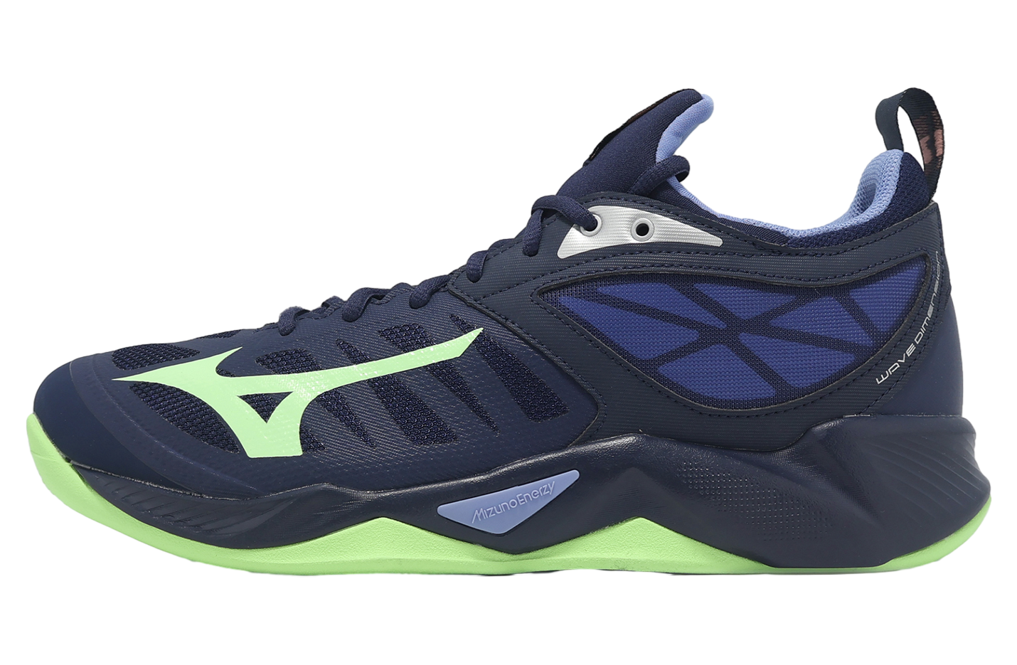 Mizuno Wave Dimension Navy / Green