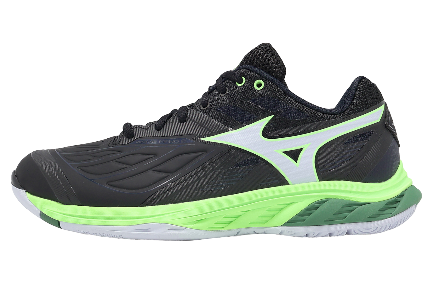 Mizuno Wave Fang 2 Wide Black / Green