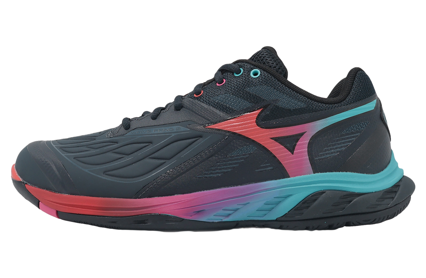 Mizuno Wave Fang 2 Wide Black / Red - Jan 2025 - 71GA231337