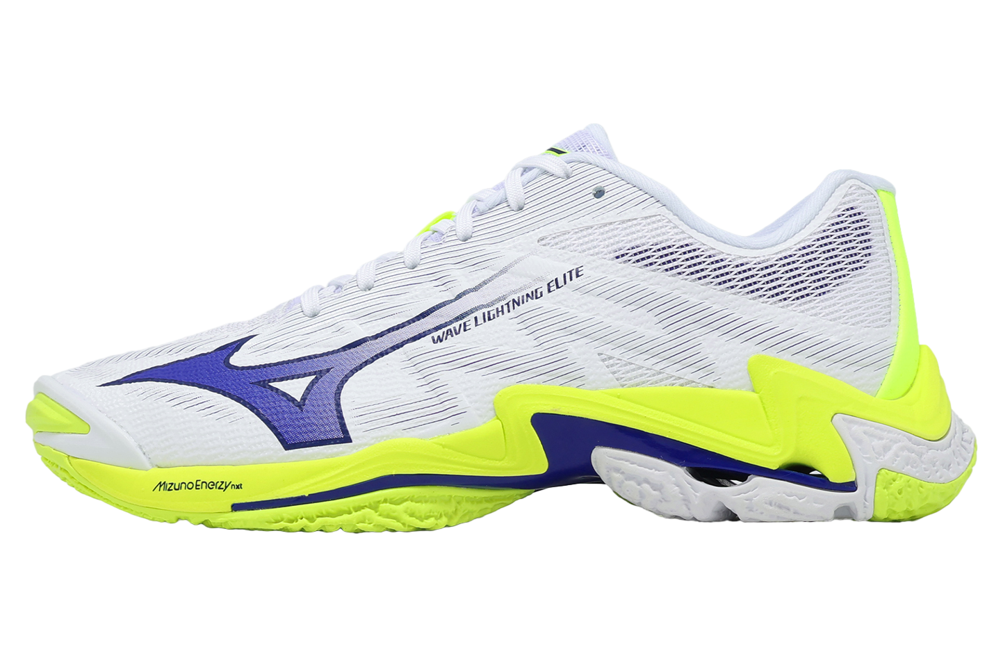 Mizuno Wave Lightning Elite White / Blue / Yellow