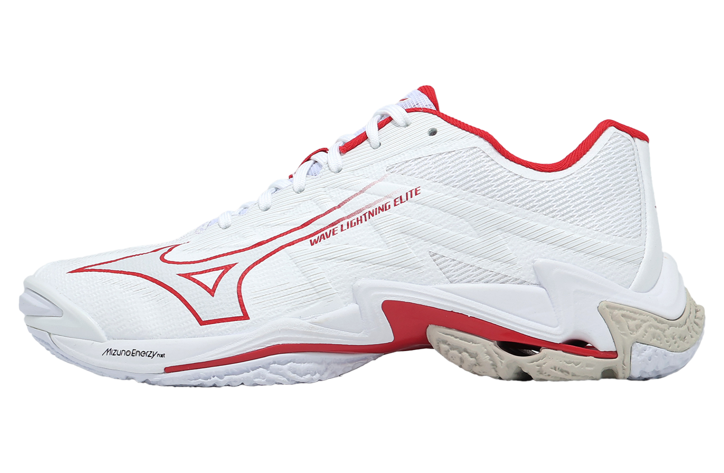 Mizuno Wave Lightning Elite White / Red