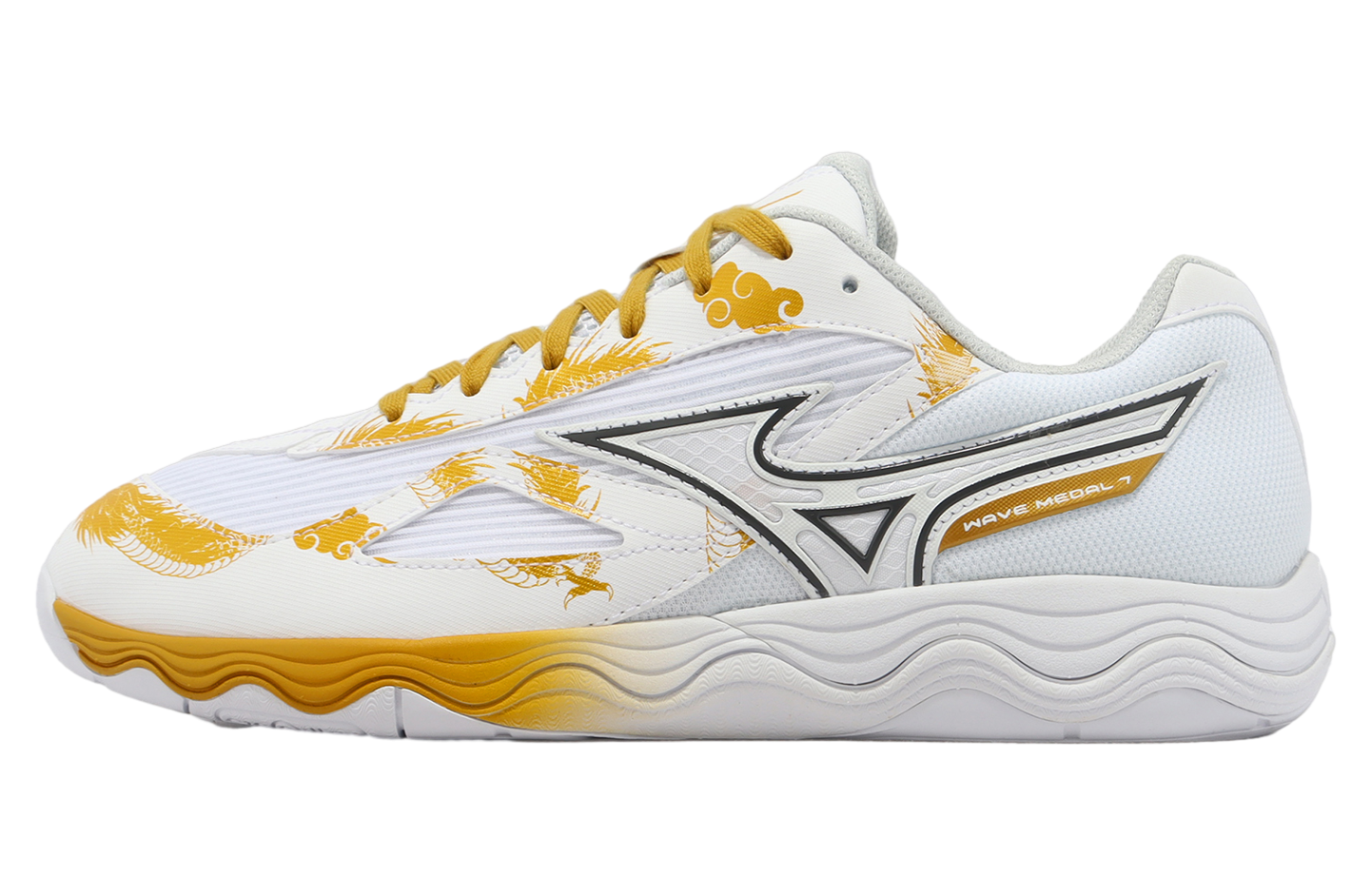 Mizuno Wave Medal 7 White / Yellow