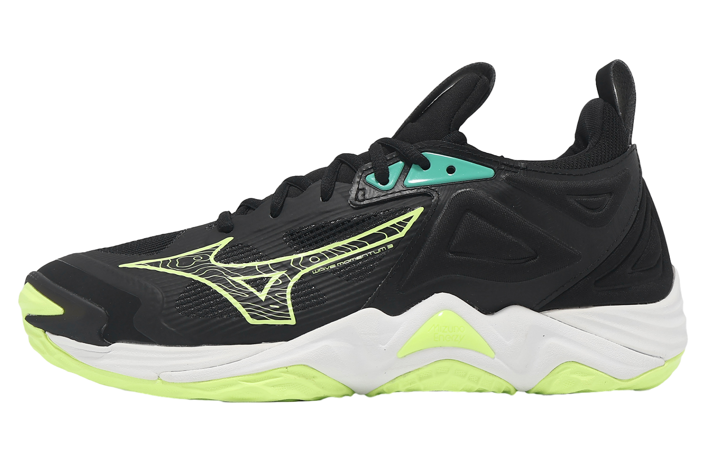 Mizuno Wave Momentum 3 Black / Green