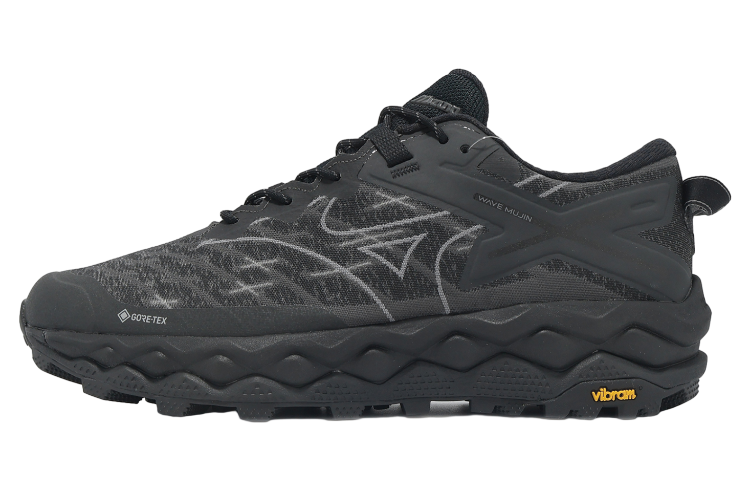 Mizuno Wave Mujin LS GTX Black / Metallic Silver - Mar 2025