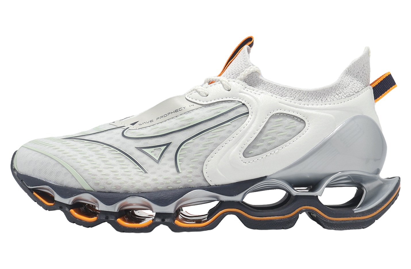 Mizuno Wave Prophecy 14 Grey / White - Jun 2025 - J1GC255183