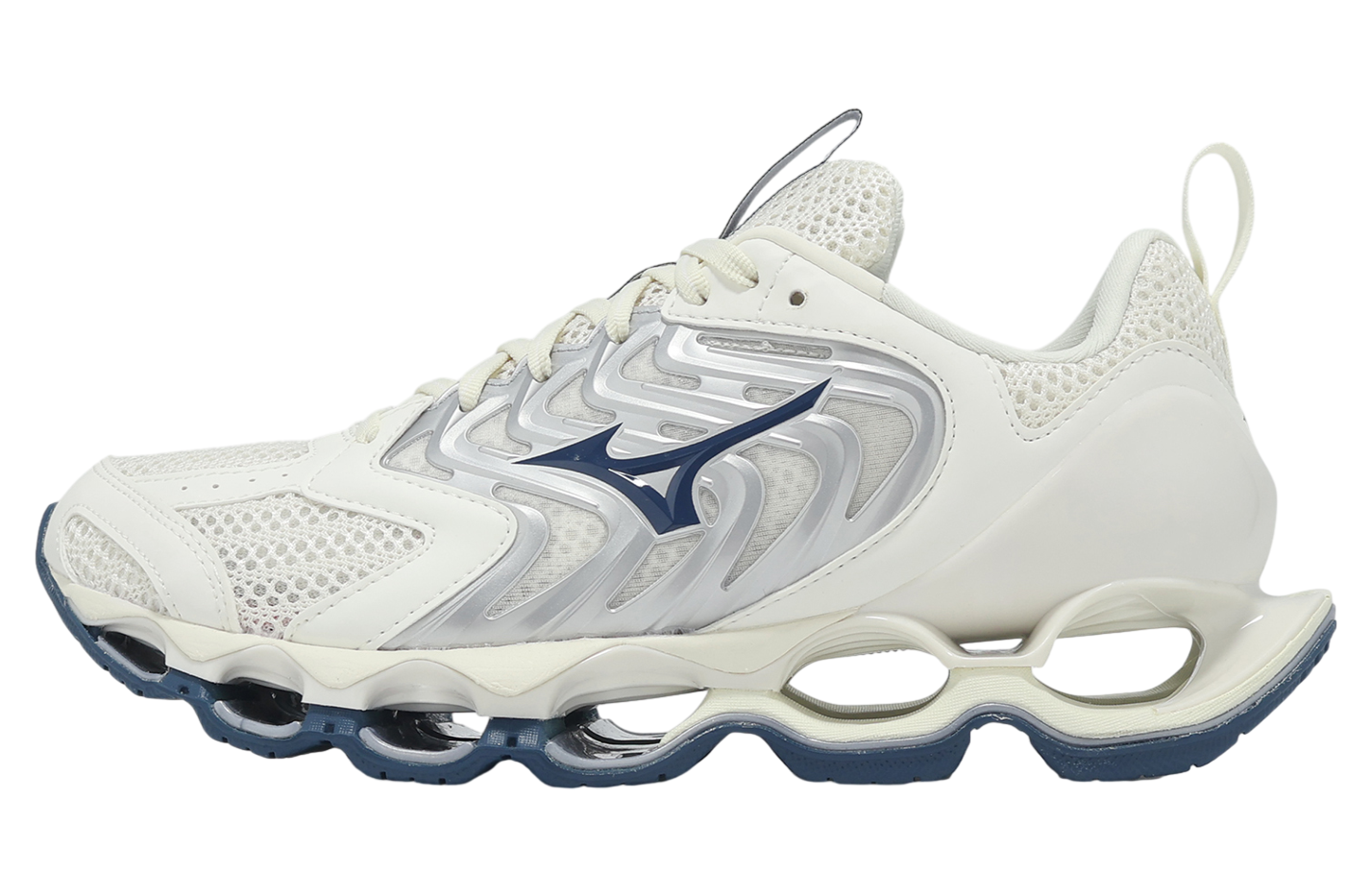Mizuno Wave Prophecy 14S White / Navy - Jun 2025