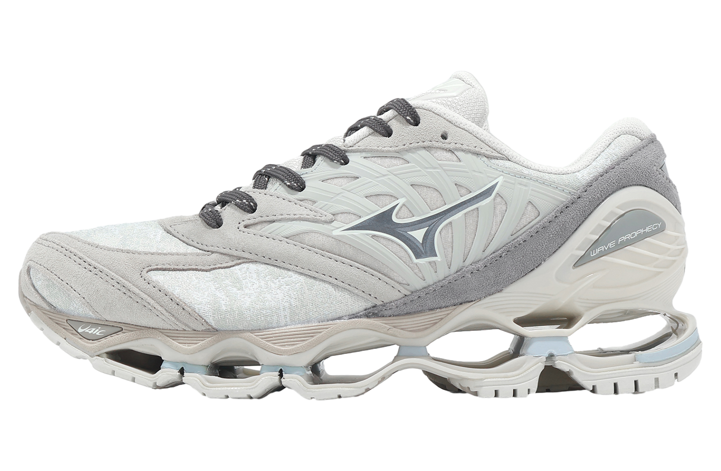 ④visyay × sWeNo 「KABURIMONO」 BUY Mizuno Wave Prophecy LS Grey / Beige | Kixify Marketplace