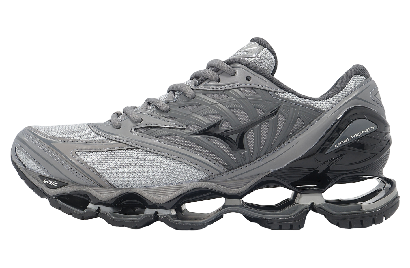 澪　一歌70個 Mizuno Wave Prophecy LS Grey / Black - Aug 2025 - D1GA333704