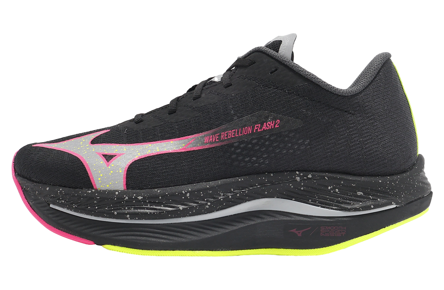 Mizuno Wave Rebellion Flash 2 Black / Yellow - Aug 2024